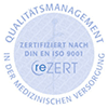 Siegel ISO-Zertifizierung